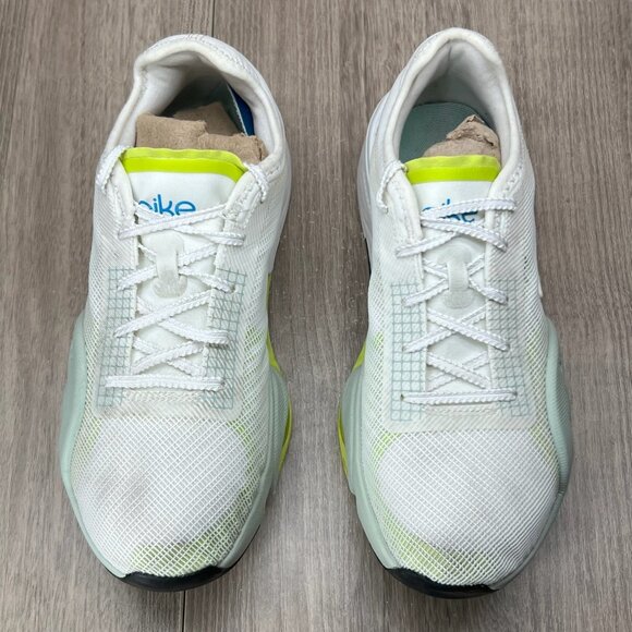 Nike Air Zoom SuperRep 3 Training Shoes Women 6.5 Lace Up DA9492-101 White Green - Picture 4 of 13